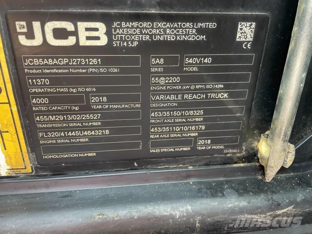 JCB 540-140 텔러 핸들러