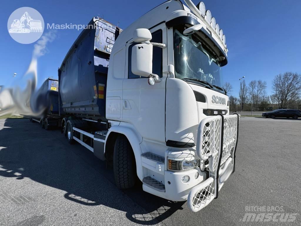 Scania G 490 훅 리프트 트럭