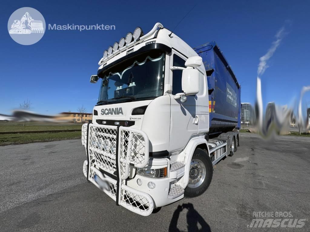 Scania G 490 훅 리프트 트럭