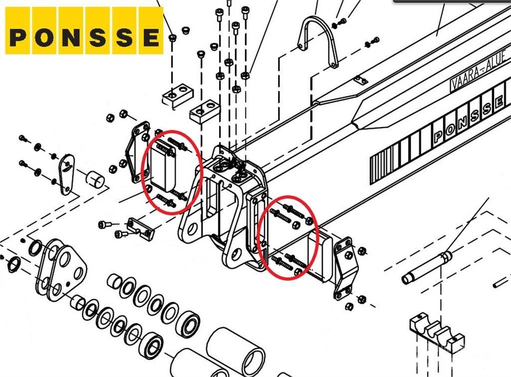 Ponsse P19096 포워더 크레인
