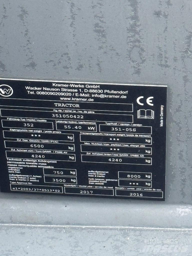 Kramer 8085  휠로우더