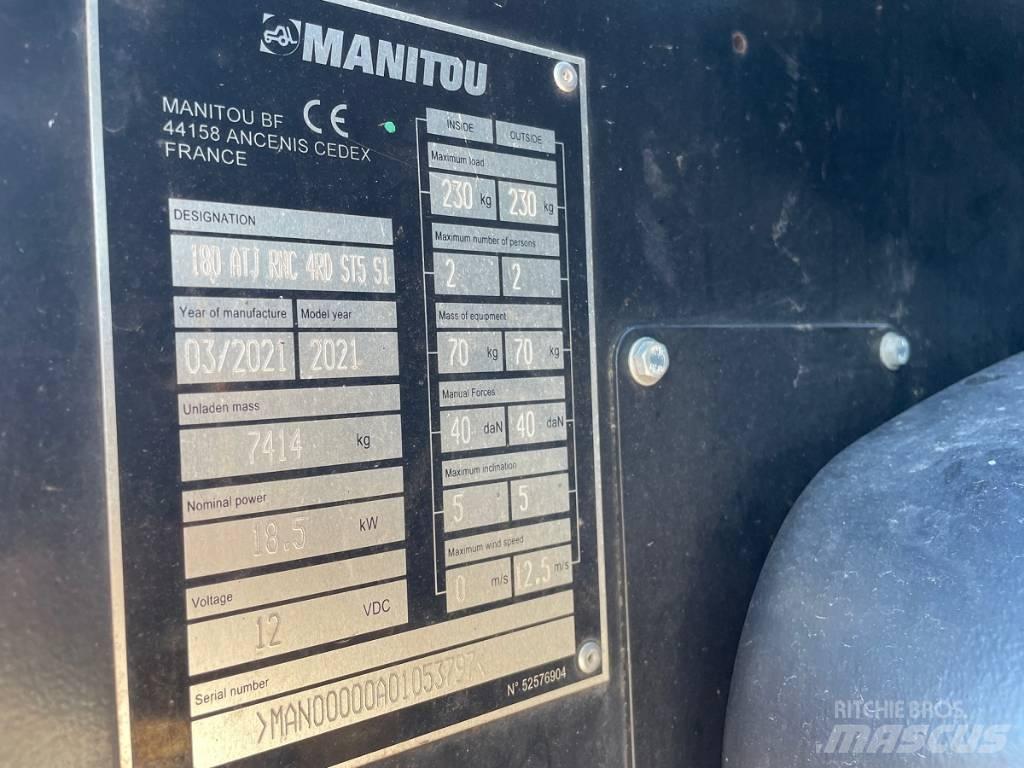 Manitou 180 ATJ 관절형 전동이동 리프트