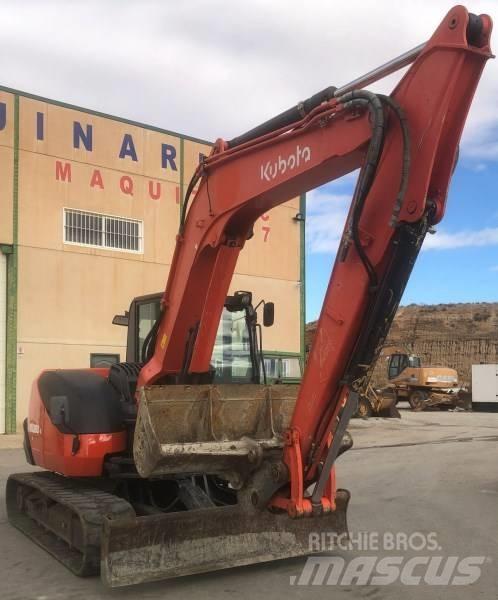 Kubota KX 080-4 중형굴삭기 7톤-28톤