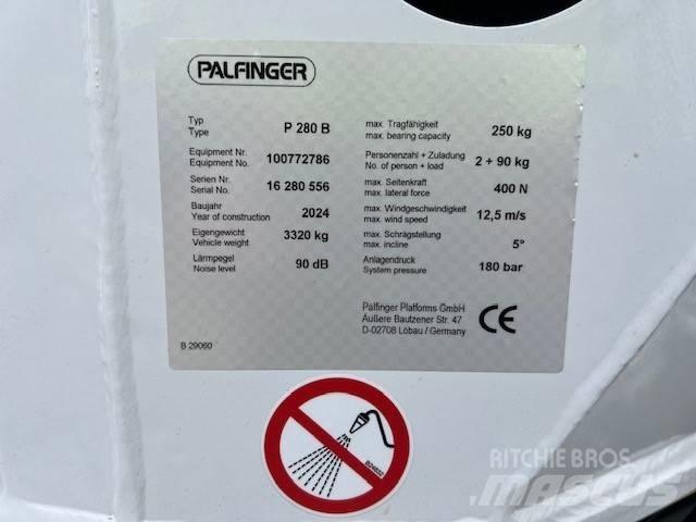 Palfinger P 280 B 트럭 탑재 고소작업대