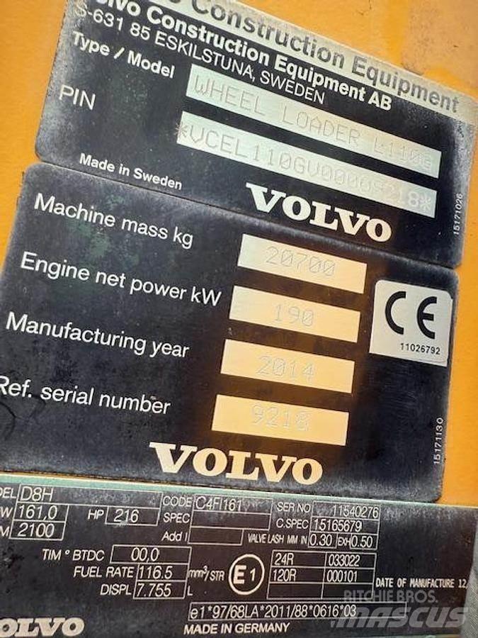 Volvo L110G  휠로우더