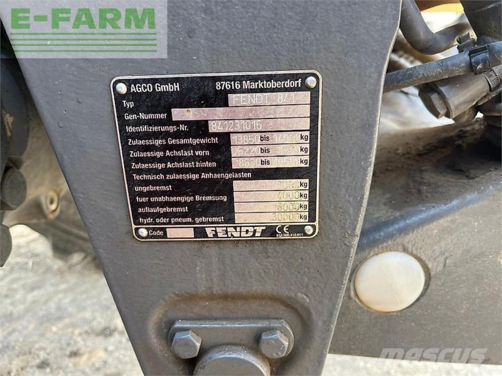 Fendt 826 vario 트랙터