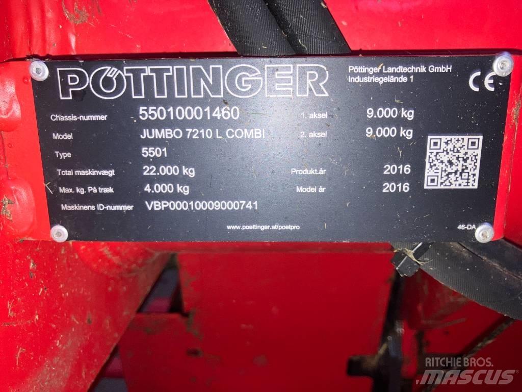 Pöttinger Jumbo 7210 자동 적재 트레일러