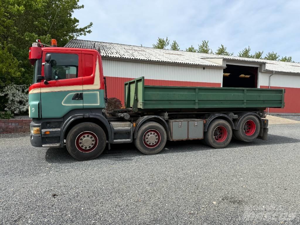 Scania R500 8x2 케이블 리프트 탈착식 트럭