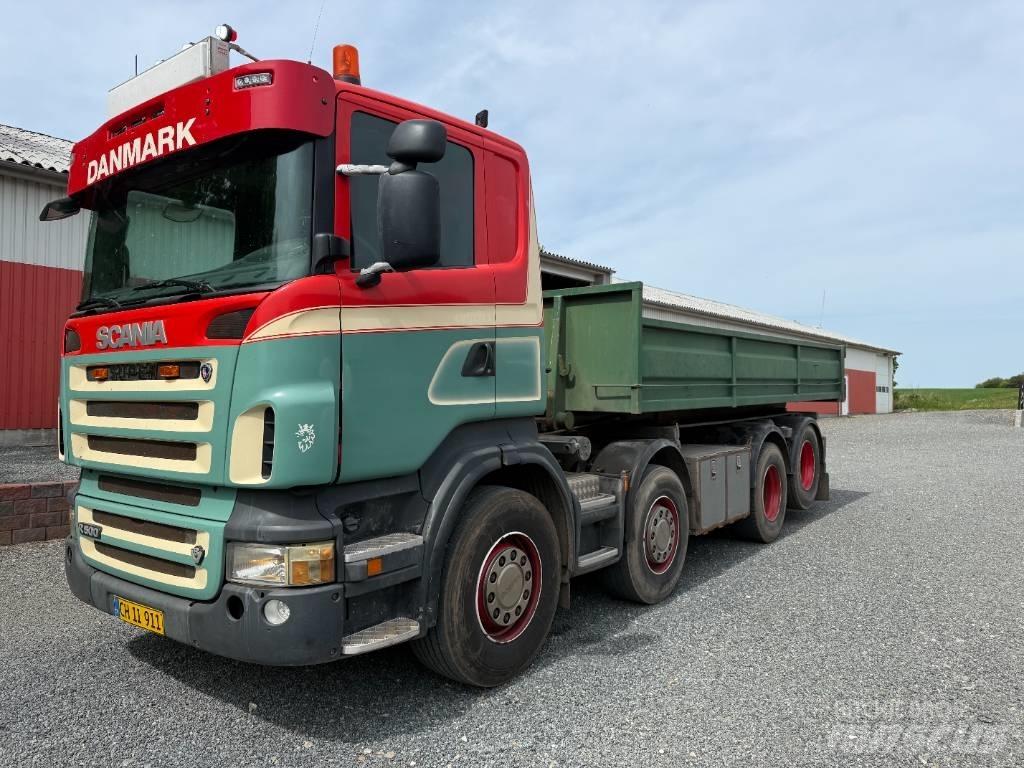 Scania R500 8x2 케이블 리프트 탈착식 트럭
