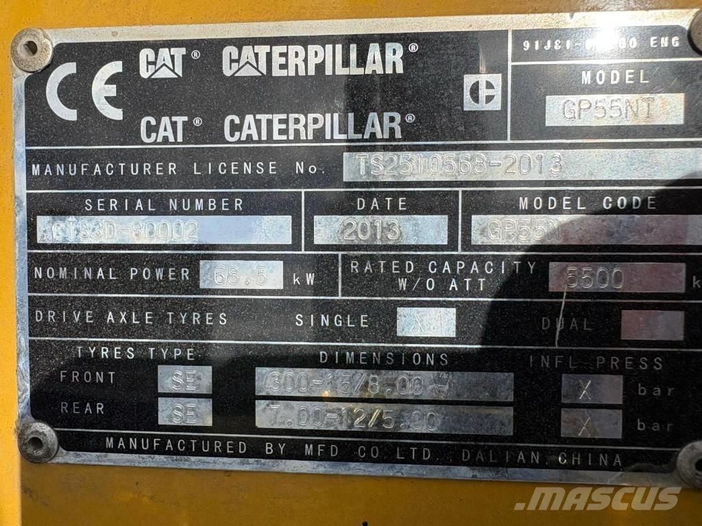 CAT GP55NT LPG 지게차