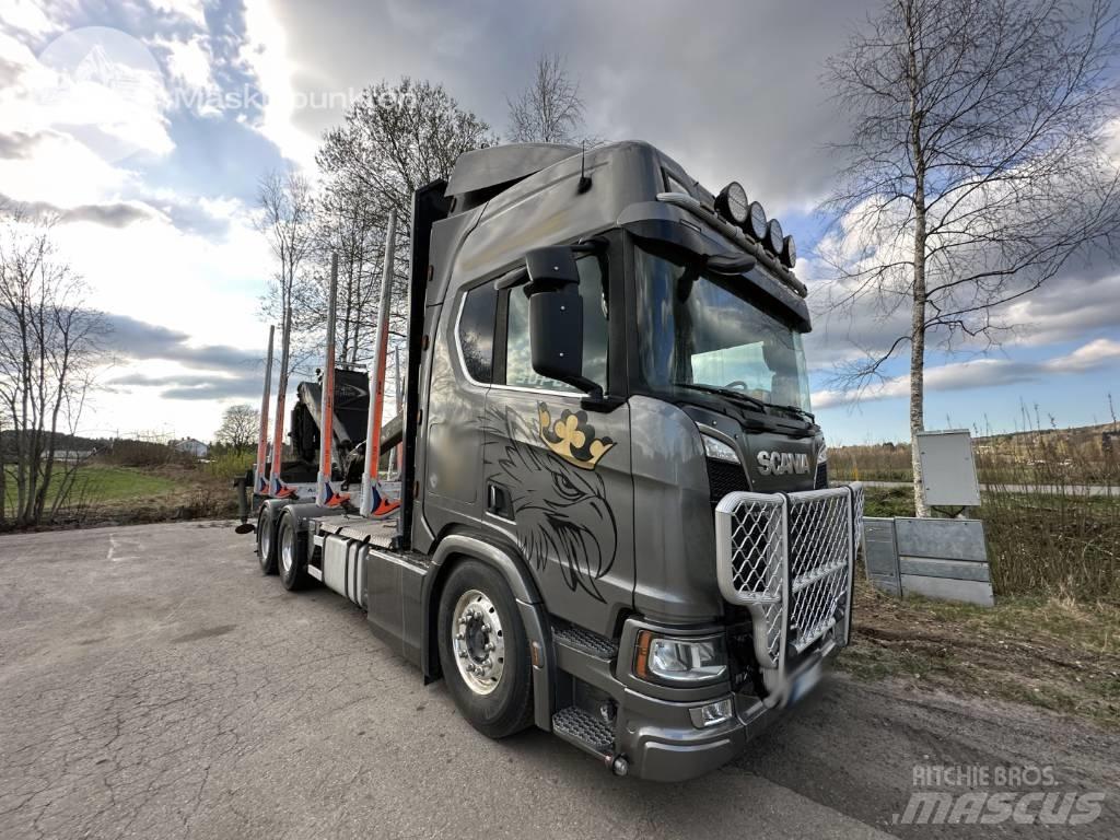 Scania R 730 목재 트럭