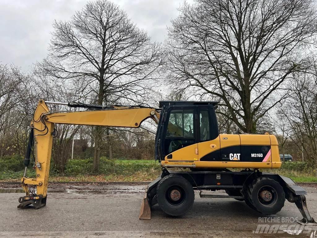 CAT M316D  휠 굴삭기