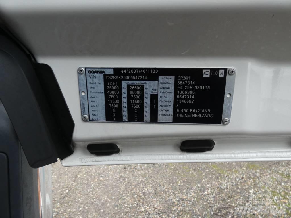 Scania R 450 새시 운전실 트럭