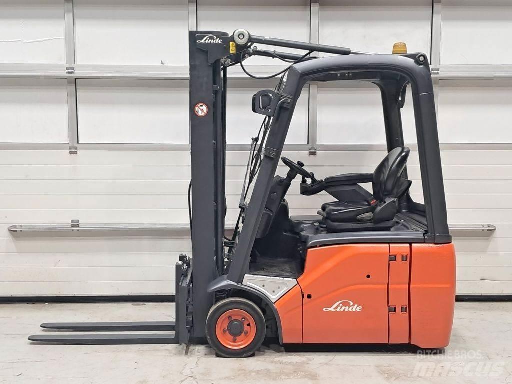 Linde E16C-01 전동 지게차