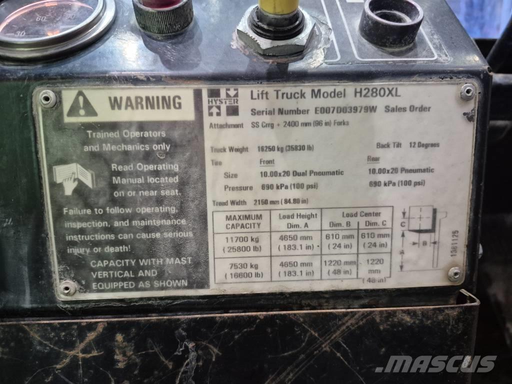Hyster H 280 XL 그 외 지게차