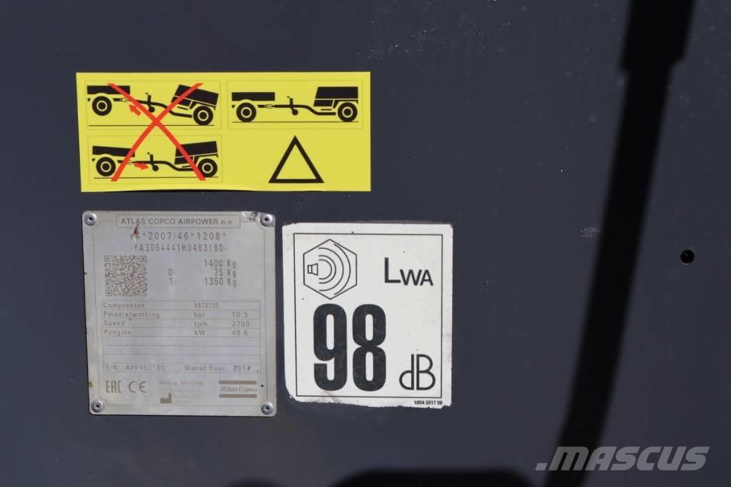 Atlas Copco XATS138 콤푸레샤