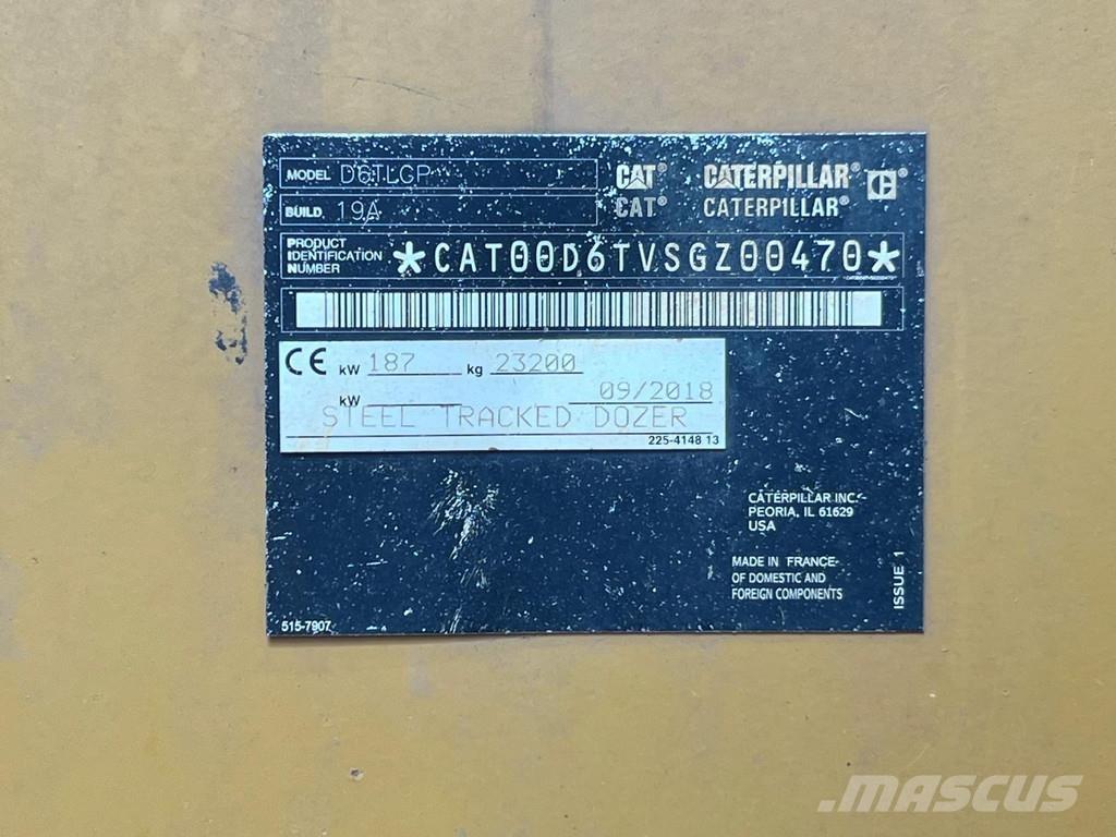 CAT D6T LGP 크롤러 도저