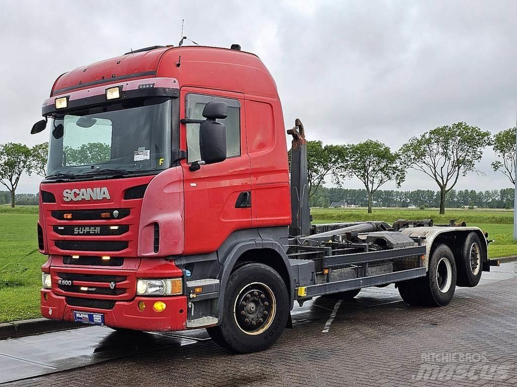 Scania R500 6x2*4 훅 리프트 트럭