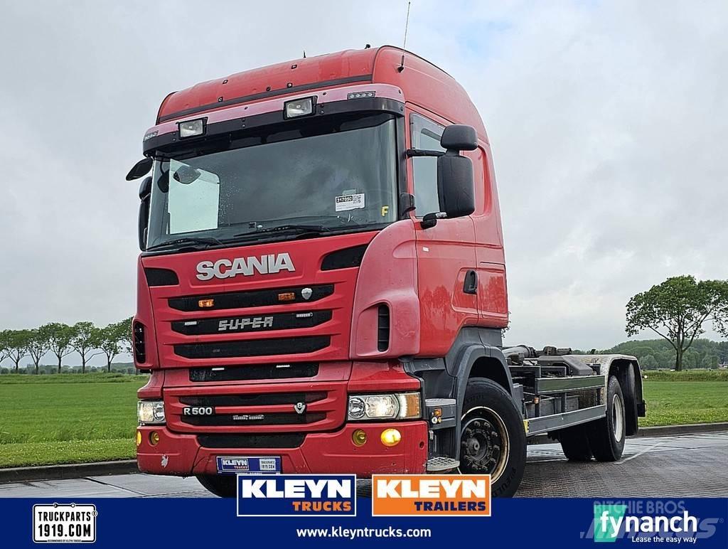Scania R500 6x2*4 훅 리프트 트럭