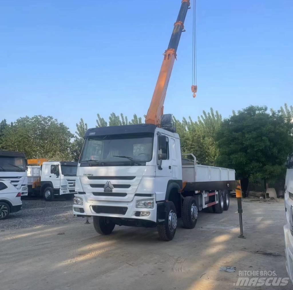 Howo 371 375 훅 리프트 트럭