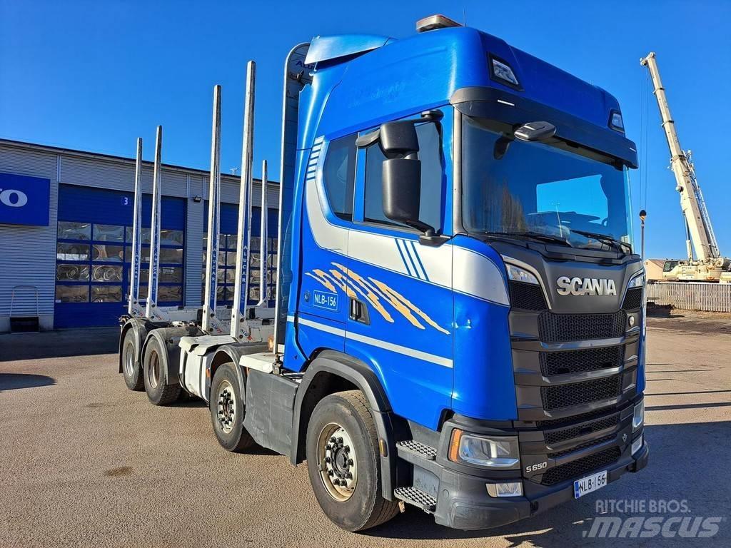 Scania S-serie 목재 트럭