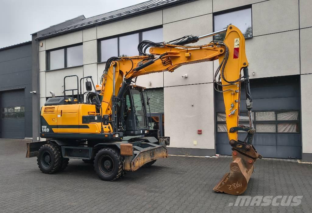 Hyundai HW140  휠 굴삭기