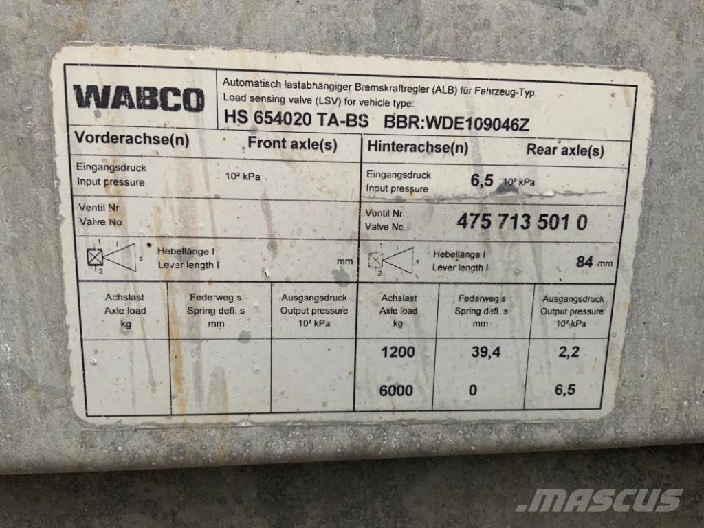 Humbaur HS 6540 차량 운반용 트레일러