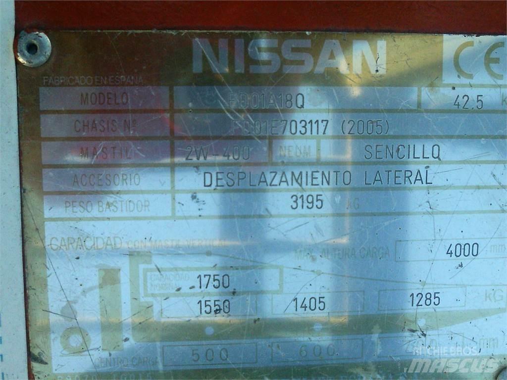 Nissan FD01A18Q 디젤 지게차