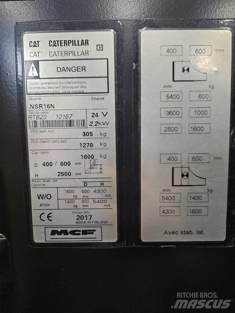 CAT NSR16N 보행식 리치 지게차
