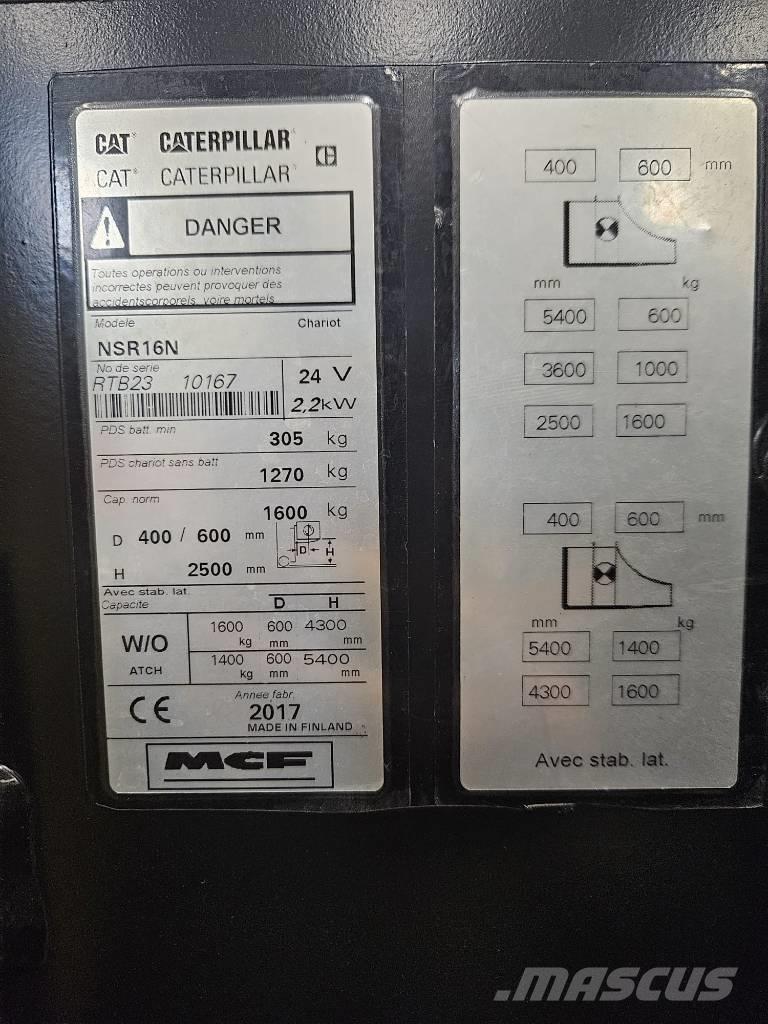 CAT NSR16N (vuokralla) 보행식 리치 지게차