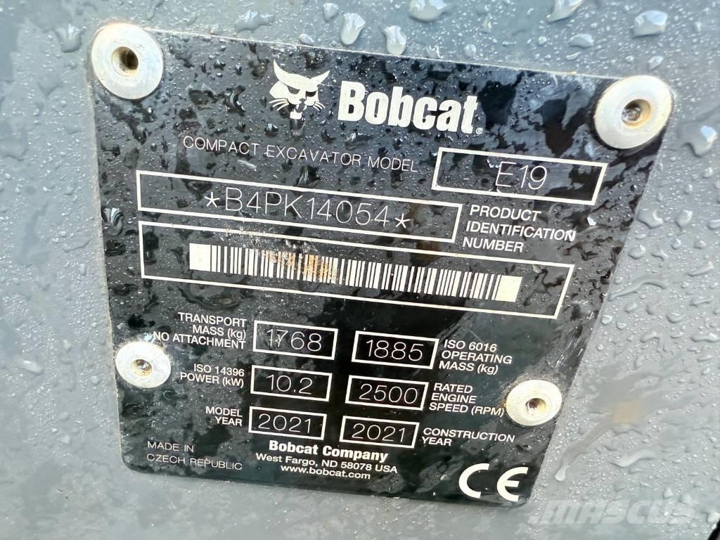 Bobcat E 19 소형 굴삭기 7톤 미만