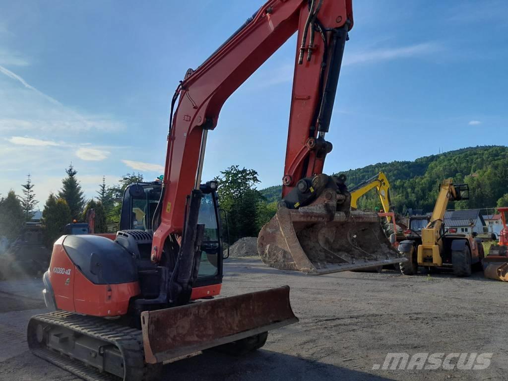 Kubota KX 080-4 중형굴삭기 7톤-28톤