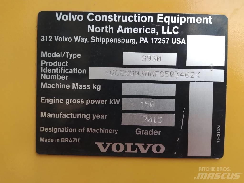 Volvo G 930 그레이더