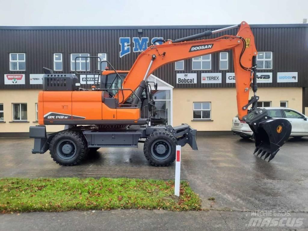 Doosan Dx140W-7  휠 굴삭기