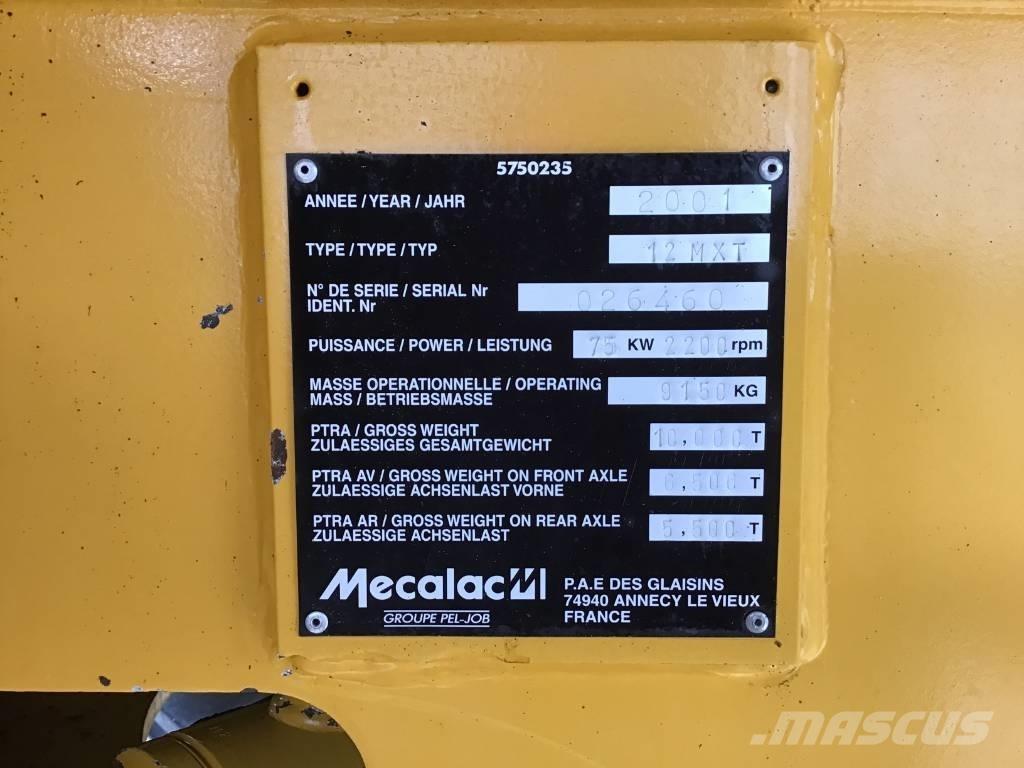 Mecalac 12 MXT  휠 굴삭기