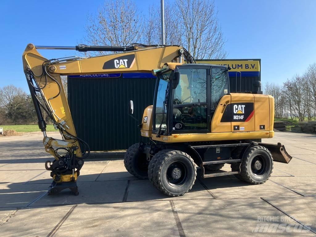 CAT M314F  휠 굴삭기