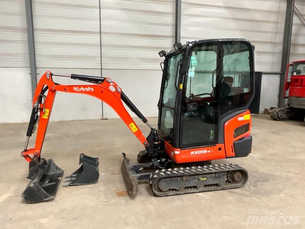 Kubota KX 018-4 소형 굴삭기 7톤 미만