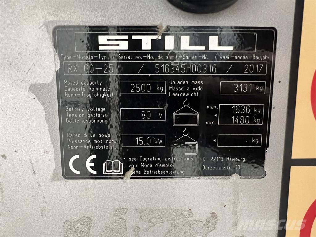 Still RX60-25 전동 지게차