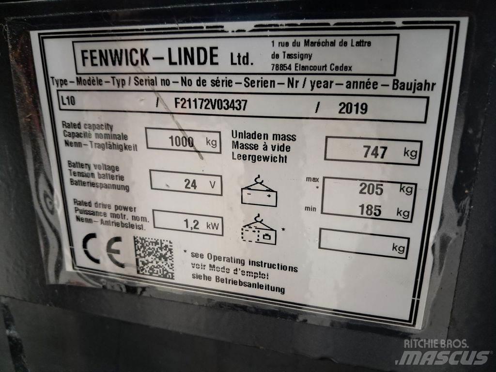 Linde L10 포크리프트
