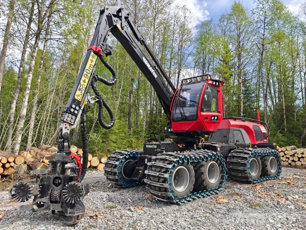 Komatsu 901 XC 원목 하베스터