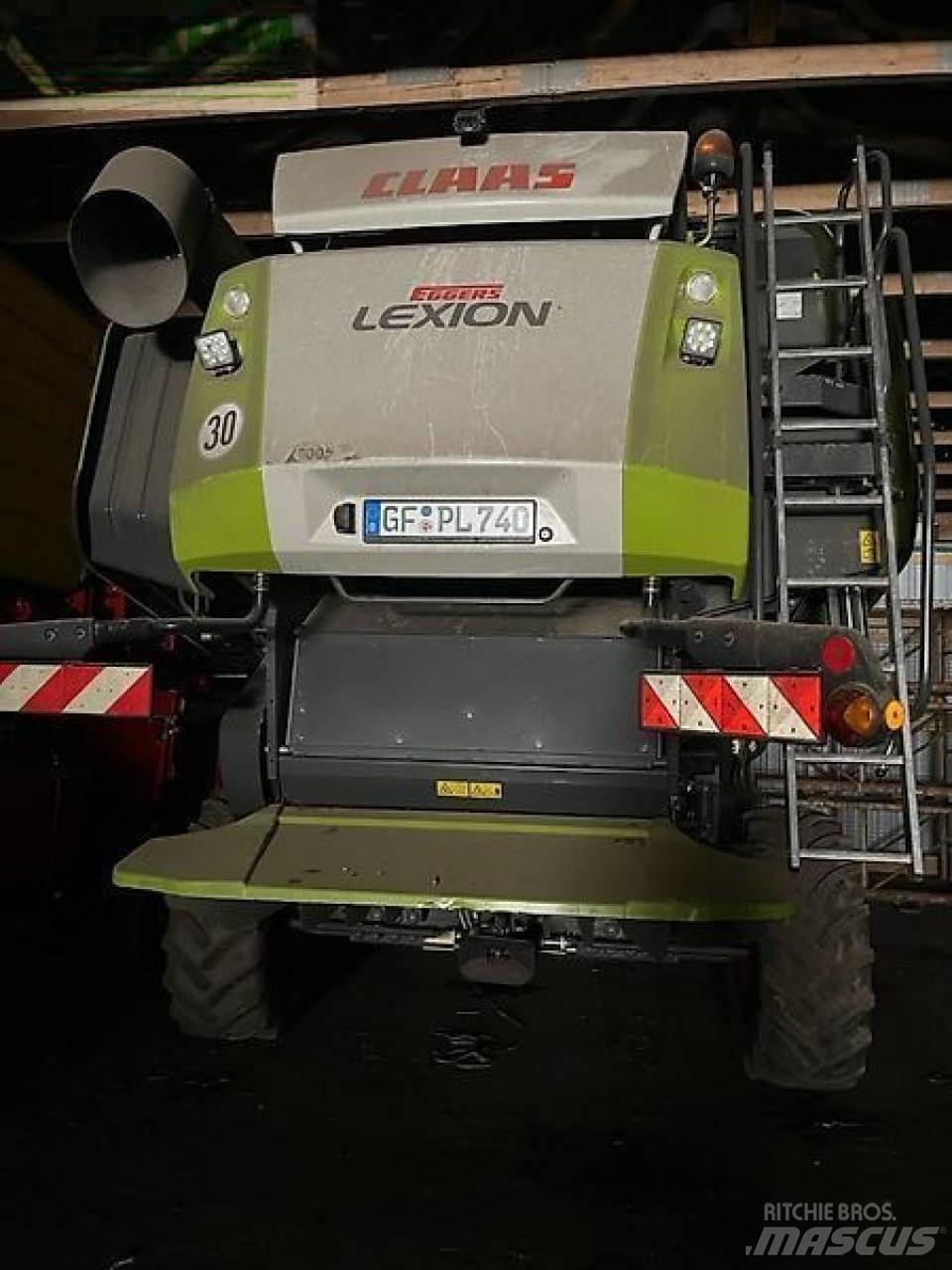 CLAAS lexion 740 콤바인 수확기