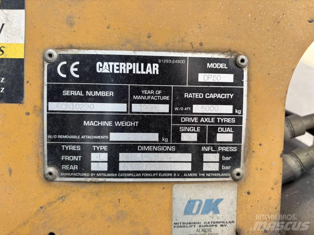 CAT DP50 디젤 지게차