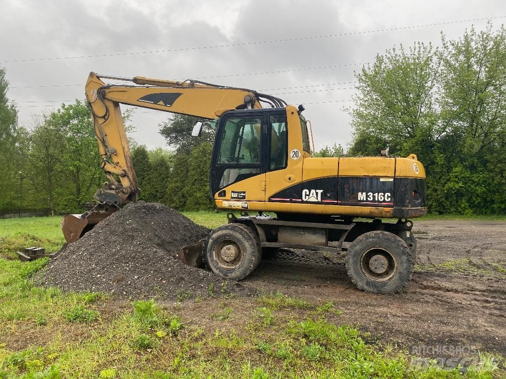 CAT M 316 C  휠 굴삭기