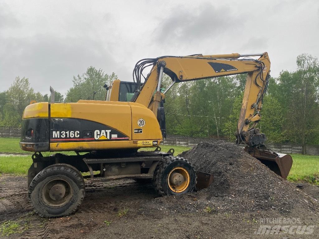CAT M 316 C  휠 굴삭기