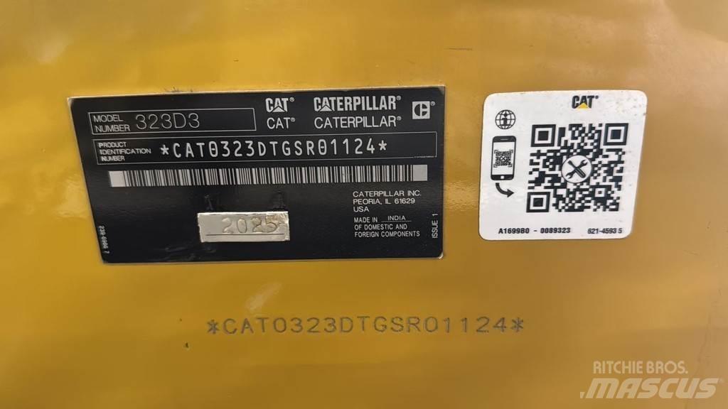 CAT 323D3 특수 굴삭기