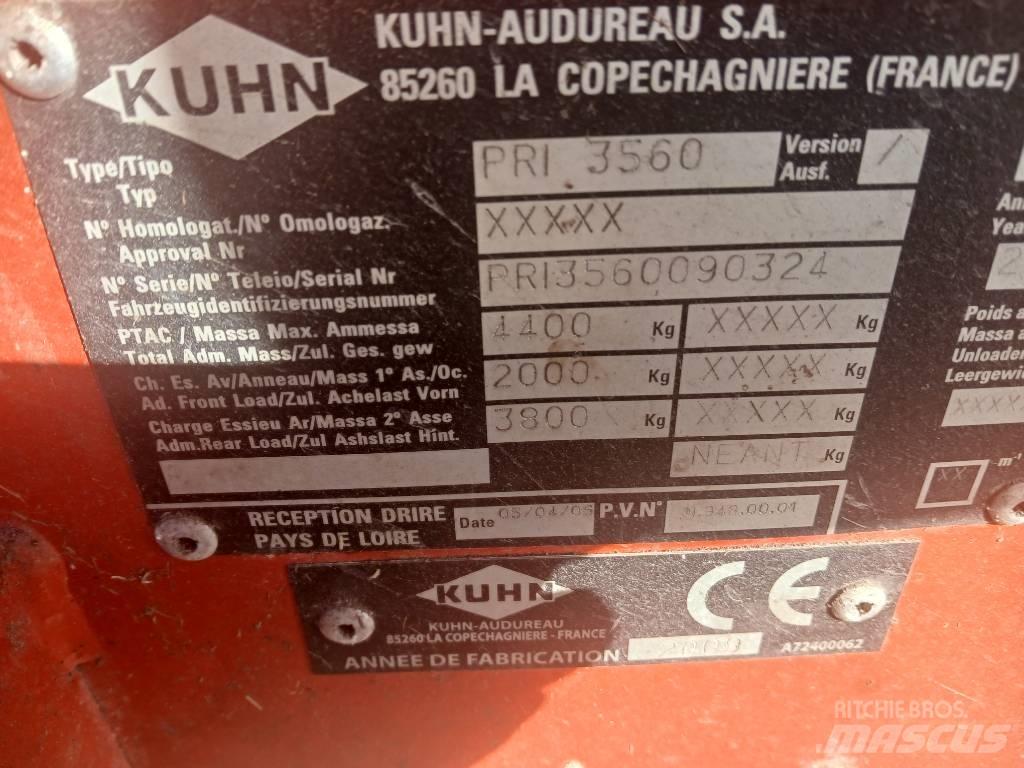 Kuhn Primor 3560 베일 분쇄기, 절단기 및 언롤러