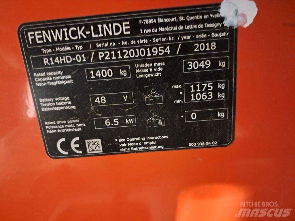 Linde R14 HD 리치 트럭
