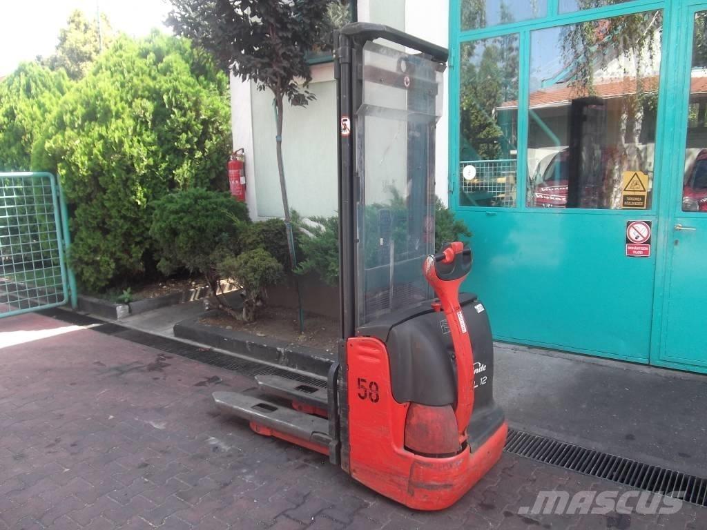 Linde L 12 V-2336 보행식 리치 지게차