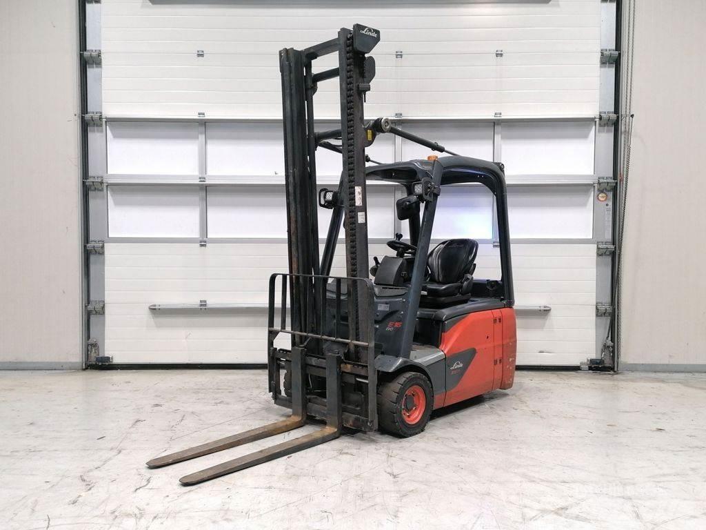 Linde E16-02 전동 지게차