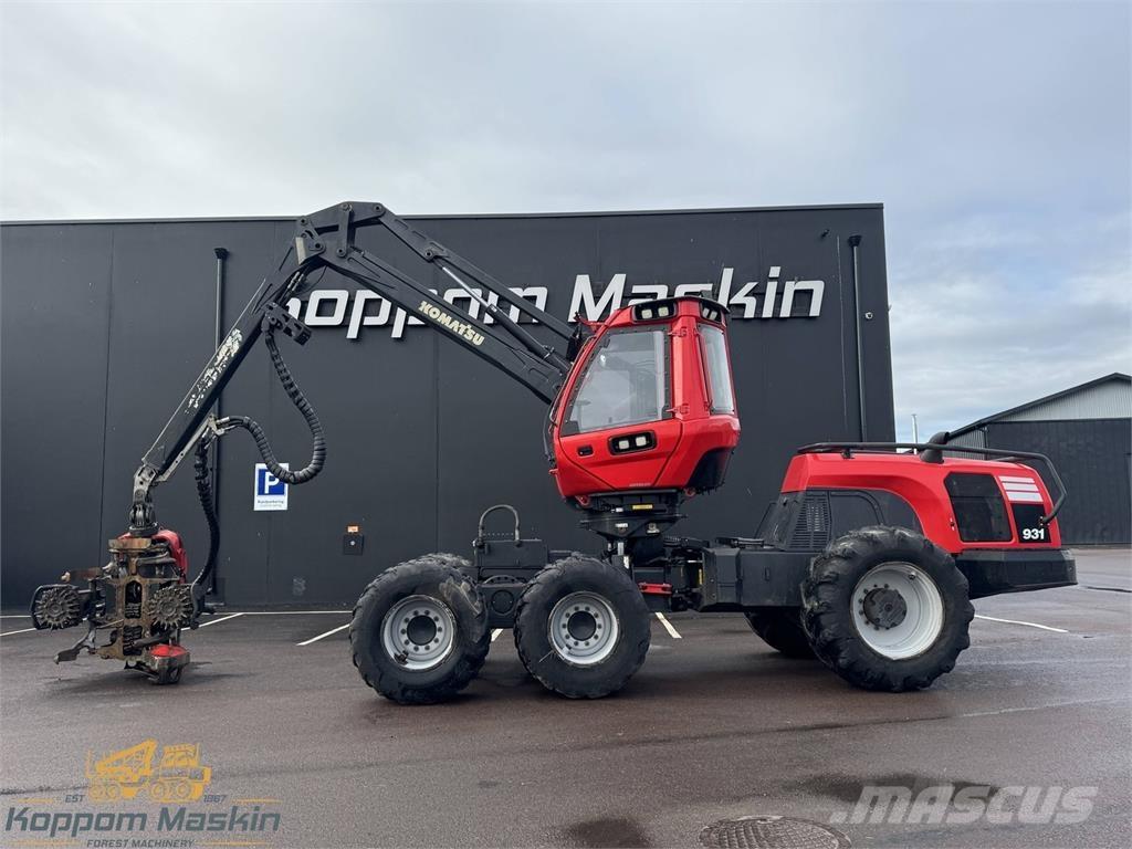 Komatsu 931 원목 하베스터
